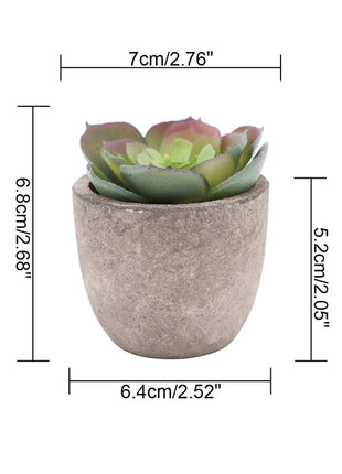 Mini Artificial Aloe Plants Bonsai Small Simulated Tree Pot Plants Fake Flowers Office Table Potted Ornaments Home Garden Decor