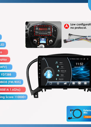 Hizpo Car Radio For Nissan Juke YF15 2010 - 2014 Carplay 4G Multimedia Video Player GPS Autoradio AI Voice 2 Din Android Auto BT