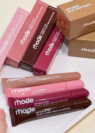 Brand NEW Rhode Fashion Color Lipstick Vanilla Portable Lip Gloss Holder Hot INS Lipstick Salted Caramel Lip Protect Glossy Oil - Riparo82