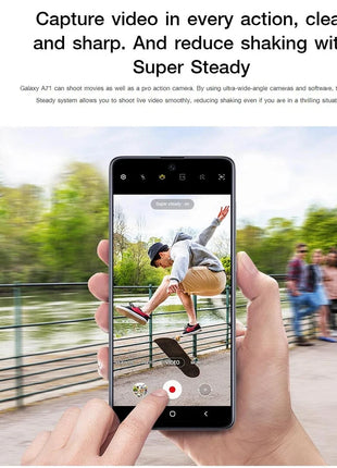 Samsung Galaxy A71 5G Smart Android Phone da 6,7 pollici 6 GB RAM 128 GB ROM Versione USA Telefono Samsung 64 MP 4500 mAh NFC Sblocco originale - riparo82