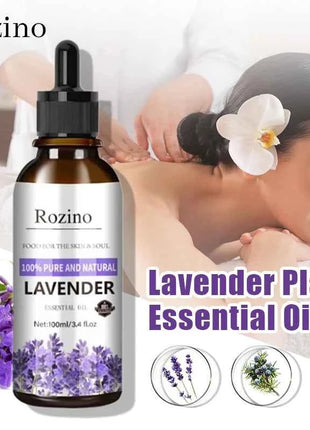 100ml  Lavender Plant Essential Oil SPA Moisturizing Comfortable Calming Nourishing and Moisturizing Massage Essence