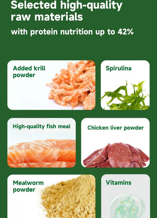 YEE Premium Turtle Food – Specially Formulated for Golden Coin Turtles, Yellow Pond Turtles, and Hatchlings - Riparo82