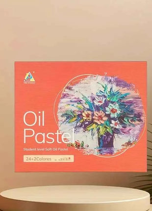 Professional Oil Pastels Set - Medium Point, High-Quality Soft Crayons for Artists, 12/24/36/48 Colors