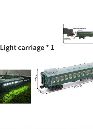 Locomotiva ferroviaria classica Accessori per treni a vapore retrò Carrozza Paletta Pista del treno Giocattoli per bambini per ragazzo - riparo82