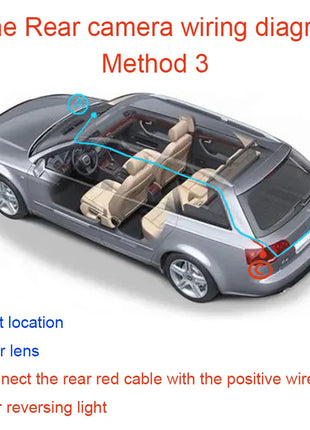DashCam 4K for car Camera Front and Rear DVR with Reversing Touch Screen 24h Parking G-sensor with 64GB Card - Riparo82