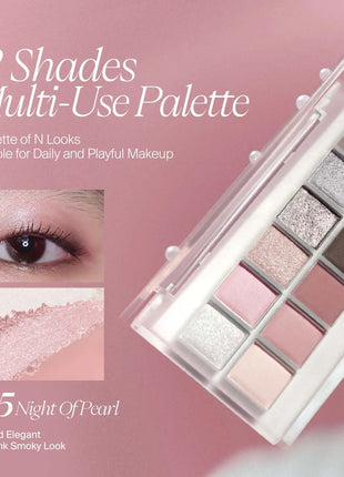 JOOCYEE New 12 Shades Eeyeshadow Palette The World is My Oyster Collection Waterproof Long Lasting - Riparo82