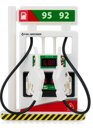 Modello di macchina per il rifornimento della luce e del suono simulato per bambini, giocattolo per l'educazione della prima infanzia, decorazione della scena dell'erogatore di carburante - riparo82