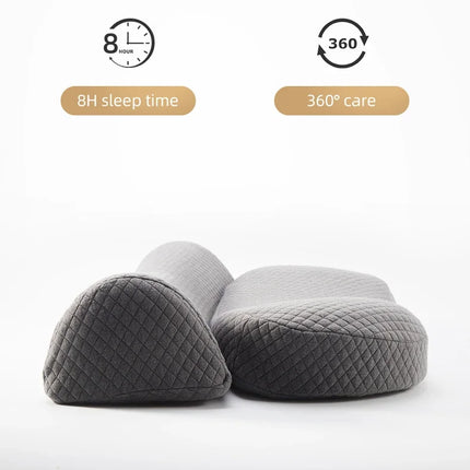 New Cervical Pillow, Memory Foam Contour Pillow, Bed Pillows for Side Sleeper Ergonomic Orthopedic Sleeping Pillow