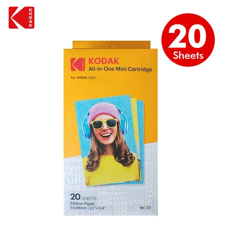 Cartucce di carta C210 All-in-One originali KODAK Set levazione 4Pass Stampa Tchnologia 20 40 60 100 Pacchetto stampante fotografica Iink