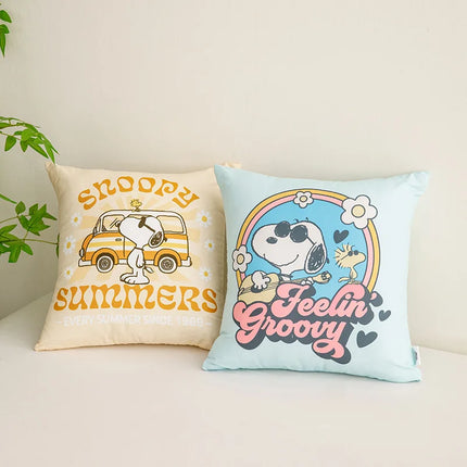 Cartoon Snoopy Sofa Pillows 40x40CM Sleeping Pillows Cute Car Cushion Soft and Comfortable Office Cushion Luncheon Pillow Gifts