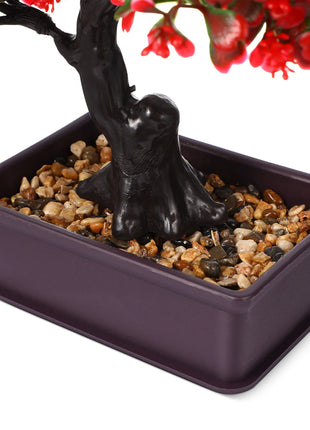 Realistic Artificial Bonsai Tree Plastic Potted Plants Desk Home Garden Office Artificial Plants Bonsai Tree Indoor Decor Fake