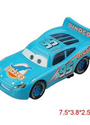 Disney Pixar Cars 2 3 Pressofuso in metallo Veicolo Saetta McQueen Mater Jackson Storm Miss Fritter Auto Giocattolo Giocattoli per bambini Regali di Natale - riparo82