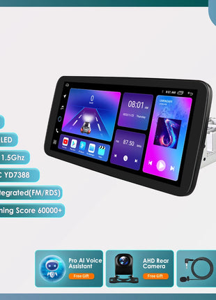 10.33'' Wireless Carplay Android 13 Universal Car Radio Support 4G WIFI DSP BT 1 Din Car Multimedia GPS Intelligent Autoradio