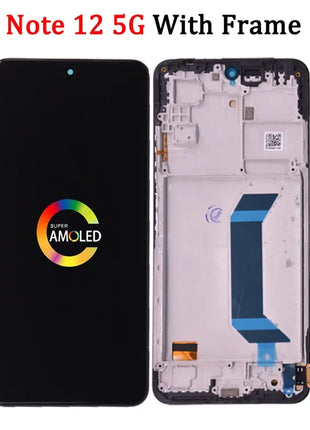 Nota 12 4G Per Xiaomi Redmi Nota 12 4G 22111317I Display LCD Touch Screen Digitizer Pannello di Montaggio Per Redmi Nota 12 5G LCD - riparo82