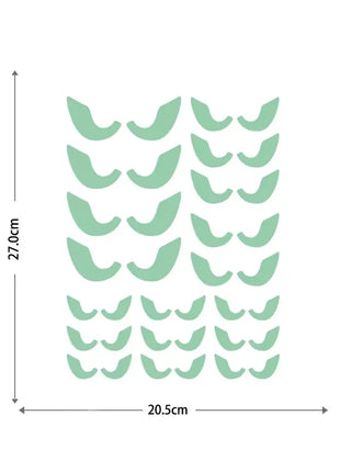 Halloween Night Light Wall Stickers Peeping Night Light Eyes Stickers Ghost Decoration Stickers Fluorescent Horror Wall Stickers - Riparo82