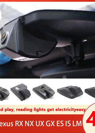 Dash Cam For Lexus NX 300H 350H RX 350 450H UX 250H ES ES200 ES250 ES300H LM LM300h GX IS UHD 4K Dashcam Car DVR Front and Rear - Riparo82