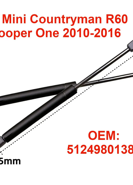 2 Pz 51249801386 per Mini Countryman R60 Cooper S One D 2010-2016 Auto Baule Posteriore Boot Portellone Ammortizzatori A Gas Ascensore Aste di Supporto