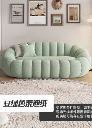 Divano Cloud Combinazione di divani in peluche con zucca Morbido e confortevole Divano moderno per soggiorno Suite Appartamento Mobili per la decorazione della casa