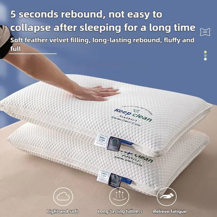 Neck Pillow Help Sleep And Protect The Neck Cervical Orthopedic Household Soybean Fiber SPA Massage Pillow For Sleeping New