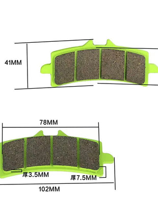 Moto verde Dischi Pastiglie Freno Per 82mm/84mm/40mm Montaggio Radiale GP4 RPM Adelin Brembo Frando HF6 F101 Pinza Freno Pad