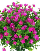 4 Bundles Artificial Plants Fake Boston Ferns Bushes Faux Shrubs  Greenery UV Resistant Plant for Home Garden Outdoor Yard Decor