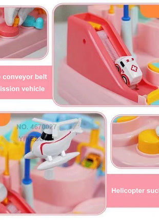 Modello di vagone da corsa Spazio Animali aerospazziali Giocattoli educativi Bambini Treno Pista Avventura Cervello Gioco interattivo meccanico - riparo82