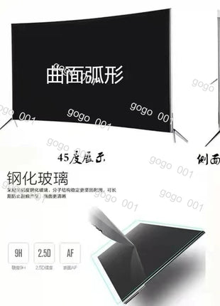 Large screen explosion-proof curved TV high definition intelligent network 50 65 75 80 90 100 inch LCD TV - Riparo82