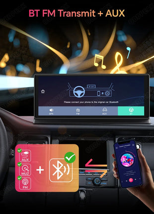 11.3" Dash Cam 4K Car Mirror Wireless Carplay Android Auto Multimedia Player GPS WiFi Universal Black Box Rearview Camera AUX BT - Riparo82