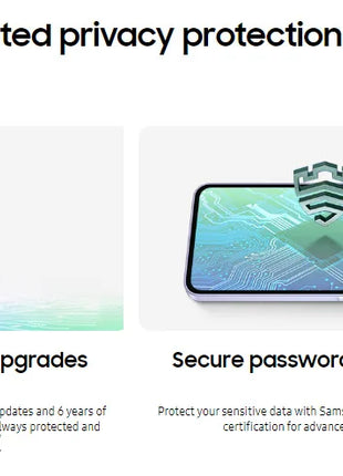 Samsung galaxy a36 5g - 8gb + 128gb 50mp fotocamera 6.7" schermo Samsung portafoglio sottile vetro posteriore batteria 5000mah IP67