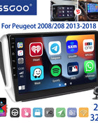 ESSGOO Android 14 For Peugeot 208 12-18 10