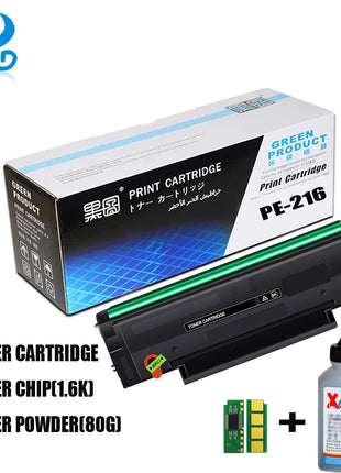 PE-216 PE-216E Toner Cartridge For PANTUM P2506 P2506W M6506N M6606 with chip 1600pages BK Toner Chip and Toner Powder - Riparo82