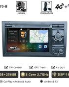 Car Radio Multimedia Wireless Carplay For Audi A4 B6 B7 S4 RS4 2002-2012 CHSTEK Bluetooth Android GPS WIFI 4G Auto Screen Stereo - Riparo82