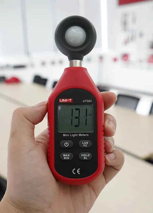 UNI-T Light Meter UT383 UT383BT 200,000 LUX Digital Luxmeter Luminance Lux Fc Test Max Min Illuminometers Photometer