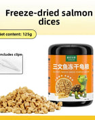 FKSC Turtle Food Mix - Freeze-Dried Shrimp/Mealworm/Fish & Chicken - Protein Rich Treat for Red-Ear Sliders & Aquatic Turtles - Riparo82