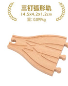 NUOVA binario ferroviario in legno tutti i tipi biforcazione biforcazione binario in legno di faggio accessori adatti per binari in legno Thomos giocattolo - riparo82