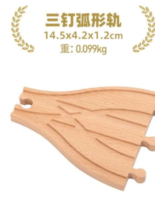 NUOVA binario ferroviario in legno tutti i tipi biforcazione biforcazione binario in legno di faggio accessori adatti per binari in legno Thomos giocattolo - riparo82