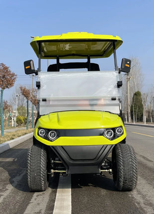 Latest Trends Golf Carts 48V 4KW Motor 2 4 Seater Golf Buggy Cart Electric with Golf Bag Straps and Basket - Riparo82