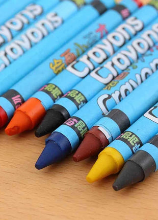 8pcs 8.5cm Boxed Color Crayon Children Painting Art Kits Creative Handmade Drawing Crayon Cute Painting Set Gift for Kids
