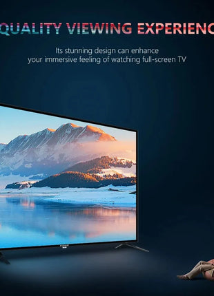 32 Inch Ultra HD Smart TV - Google TV with Roku, Touch Screen Luxury Design, Large Display for Home Entertainment - Riparo82