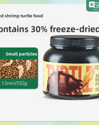 YEE Turtle Food 1.5/3/5.5mm High Protein Floating Pallets for Alligator Snapper,Red-Eared Slider&Aquatic Turtles Starter Feed - Riparo82