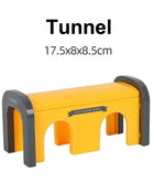 Tutti i tipi di binari del treno in legno Accessori Binari ferroviari in legno di faggio Ponte in legno Tunnel adatto per binari in legno Giocattoli per bambini - riparo82