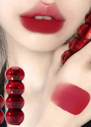 Matte Velvet Lipstick Cute Gourd Shape Easy To Wear Solid Lip Gloss Waterproof Non-stick Cup Lip Tint Korea Makeup Cosmetics - Riparo82