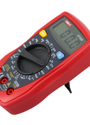 UNI-T UT33D Pocket Multimeter Digital Professional AC DC Ammeter Voltmeter Resistance Tester Multi Meter - Riparo82