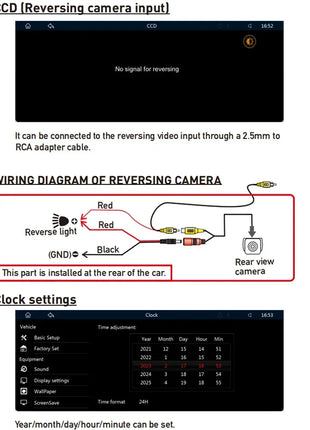 10.26"  Car Mirror Radio Multimedia Video Player Universal Wireless Carplay Android Auto Screen With Bluetooth AUX USB - Riparo82