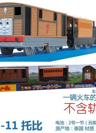 Originale Takara Tomy Tomica Thomas & Friends Treno Auto ferroviaria elettrica Golden Percy Henry Rebacca Edward Giocattolo per il regalo di compleanno del ragazzo - riparo82