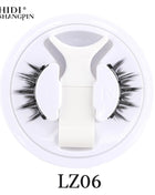 1 Pair Magnetic False Eyelashes Handmade 3D Natural False Eyelashes Reusable Magnetic Eyelashes Tweezers Set Makeup Tools - Riparo82