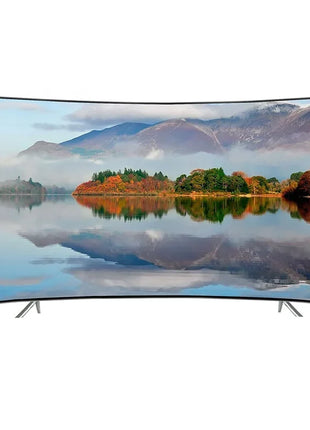 New Television 55 Inch Curved Smart Led TV 4K UHD LED Television Wifi Usb Video Fashion Design 55 inch smart tv 4k ultra hd - Riparo82