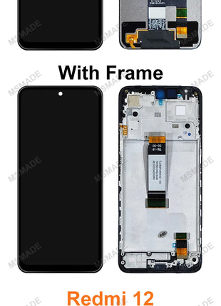 Chioce Per Xiaomi Redmi 12 LCD 23053RN02I Touch Panel Assemblea di Schermo Digitizer Per Redmi 12 Display 23053RN02Y Sostituire Parti - riparo82