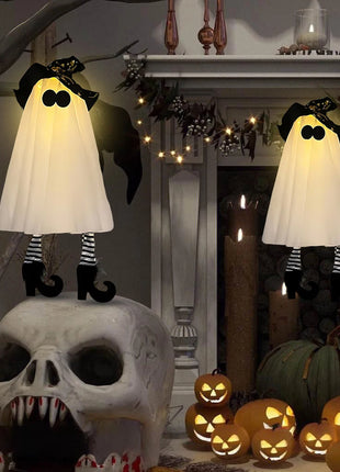 Halloween LED Light Up Witch Ghost for Halloween Party Home Indoor Outdoor Yard Decoration Scary Hanging Ornaments Gift - Riparo82
