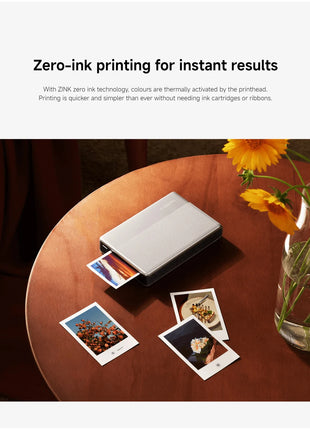 Stampante fotografica portatile Xiaomi 1S Stampa termica Bluetooth ZINK Tecnologia senza inchiostro App Xiaomi Stampa fotografica portatile wireless